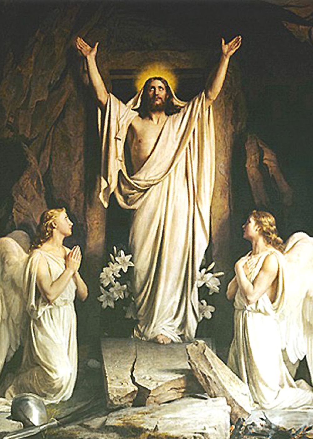 The Resurrection, painting by Carl Bloch (1881)